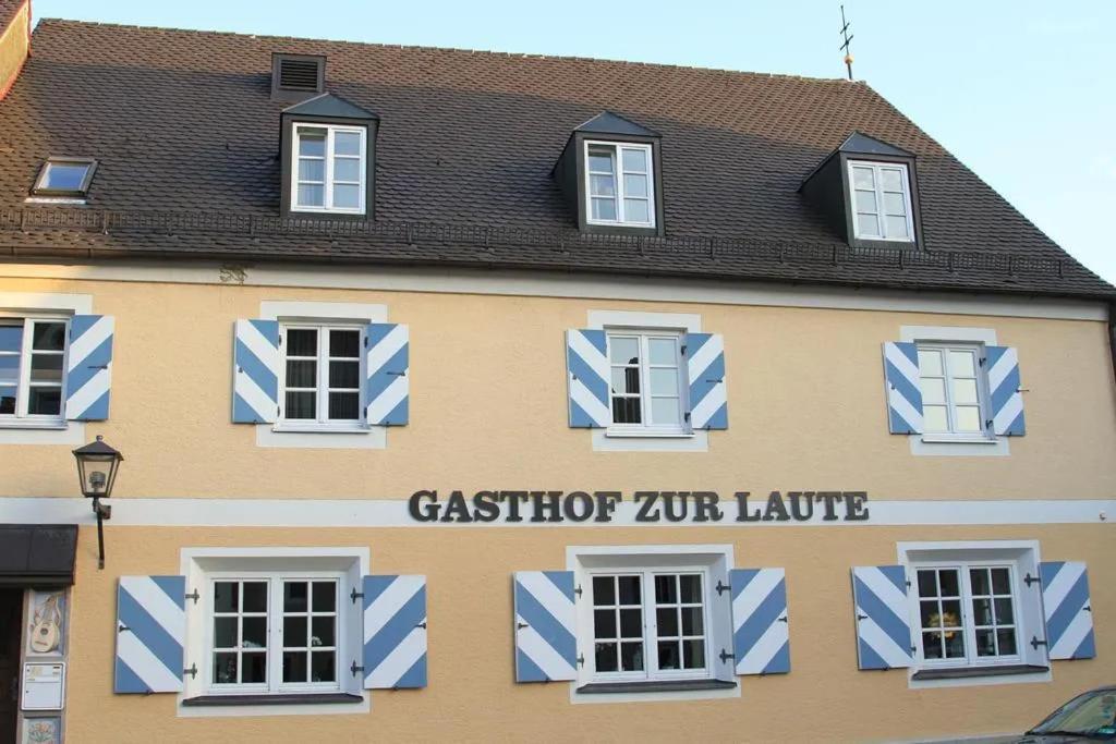 Hotel Und Gasthof Zur Laute Mindelheim Eksteriør billede